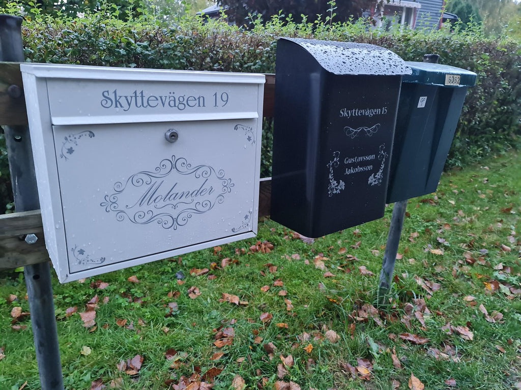 Postlåda/Brevlåda med personlig gravyr