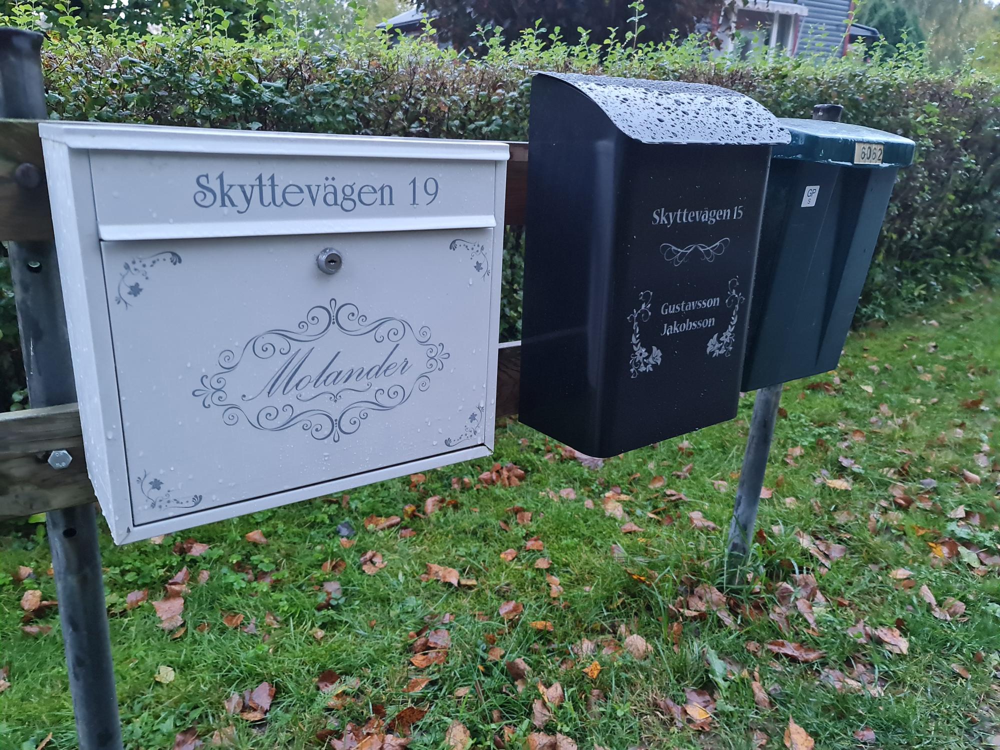 Postlåda/Brevlåda med personlig gravyr
